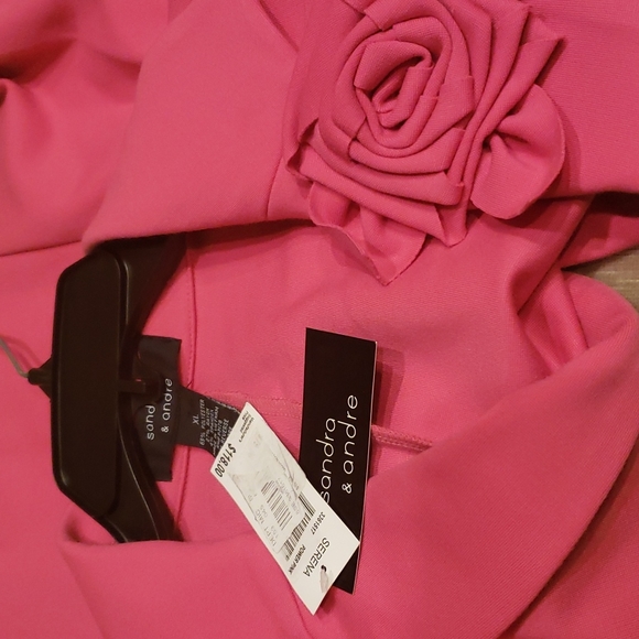 Sandra & Andre Pink Women's BlazerSize XL 3/4 sleeves NWT - Picture 5 of 10